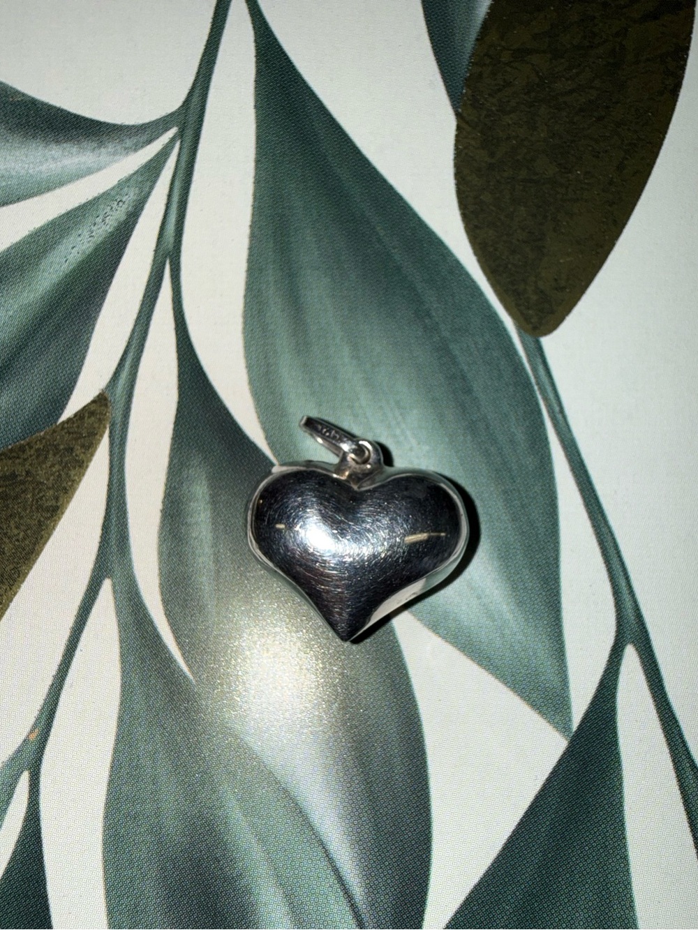 Sterling Silver Heart Pendant Charm - Silver Heart Jewelry